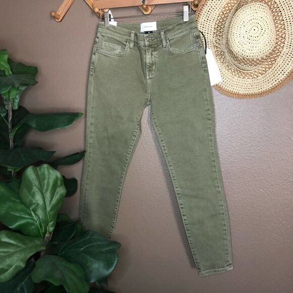 Current/Elliott Green Stiletto Skinny Jeans - Picture 4 of 6